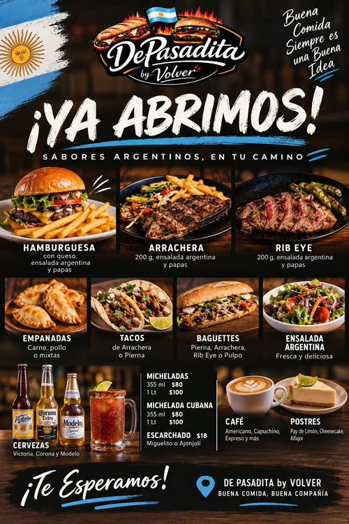 De Pasadita by Volver - Sabores argentinos, buena comida en el camino